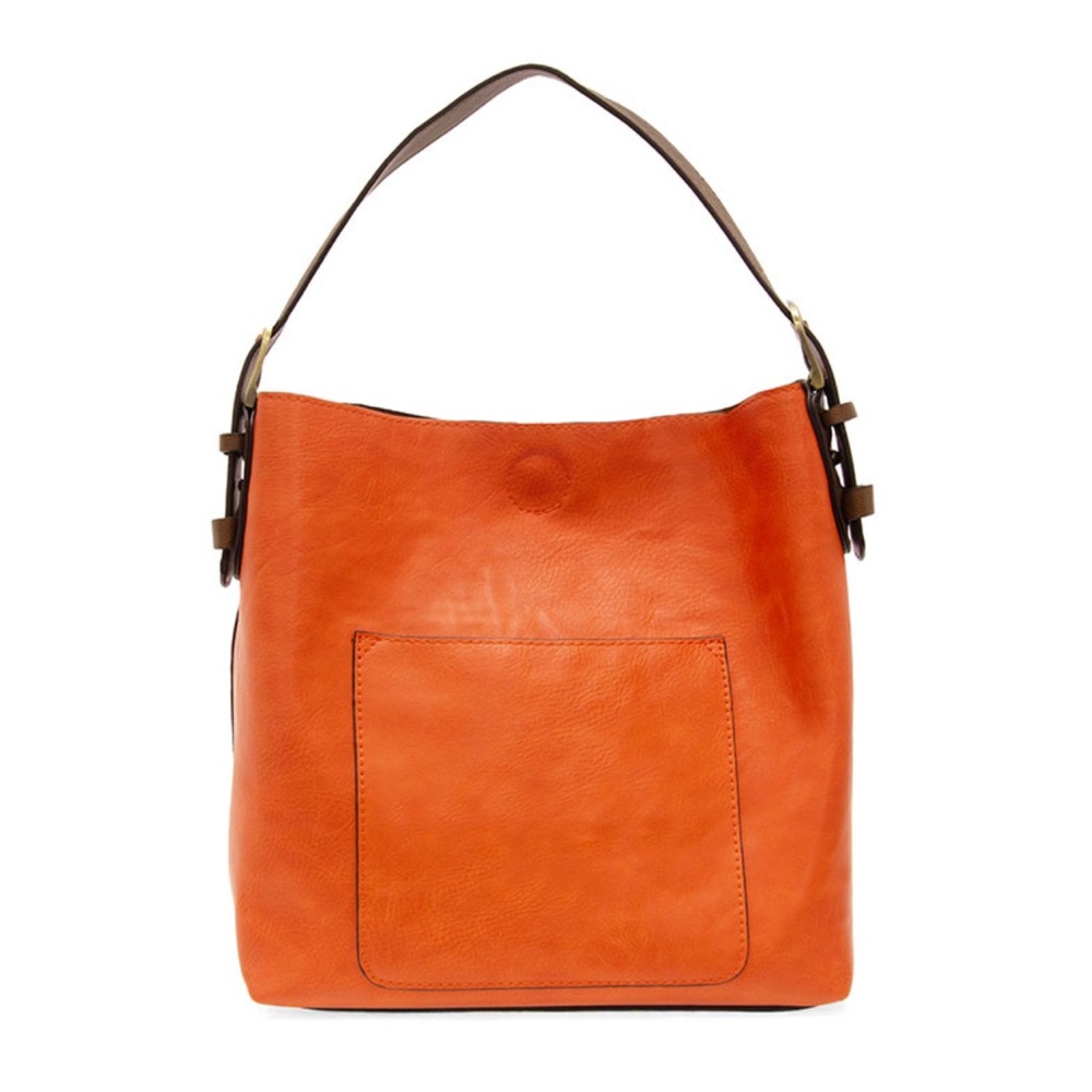 Joy Susan Classic Hobo Handbag- Clementine- New